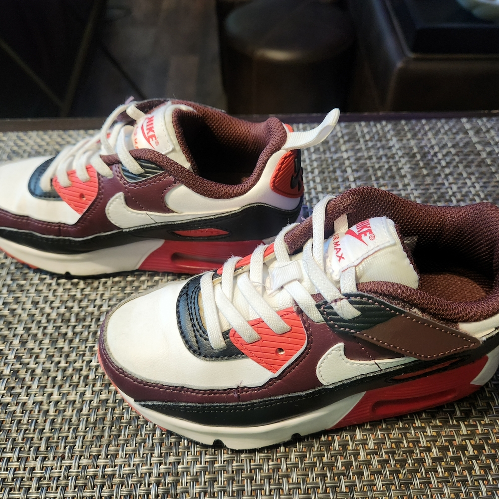 Nike Kids Air Max Sneakers - White and Red